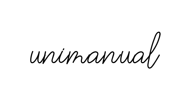 Unimanual signature
