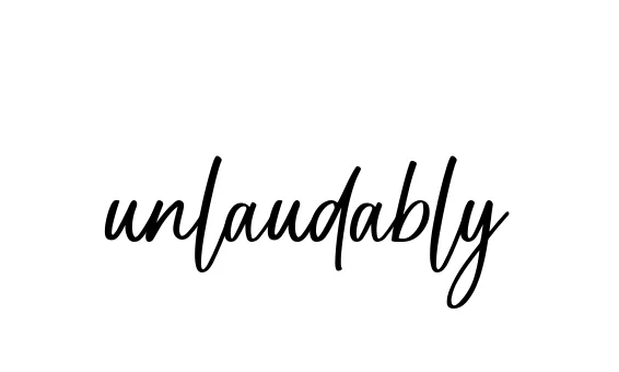 Handwritten Signature for Unlaudably - Style 142 Online