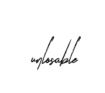 Handwritten Signature for Unlosable - Style 133 Online