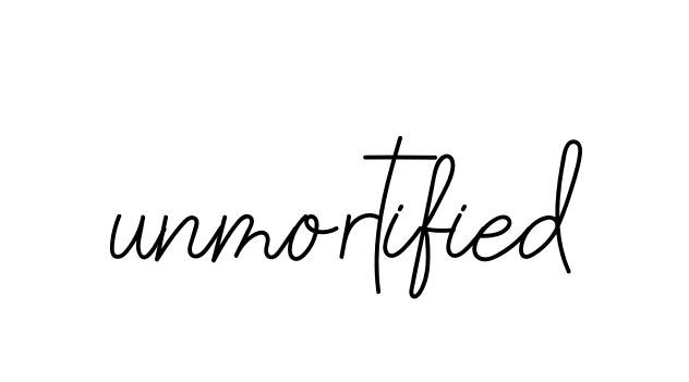 Handwritten Signature for Unmortified - Style 145 Online