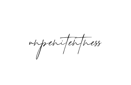 Unpenitentness signature