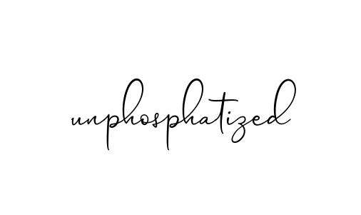 Unphosphatized signature