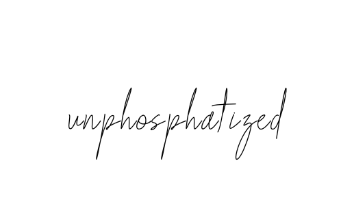 Unphosphatized signature
