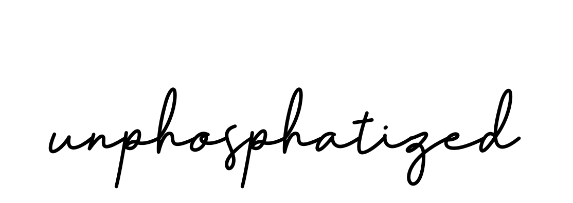 Unphosphatized signature