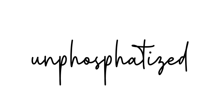 Unphosphatized signature