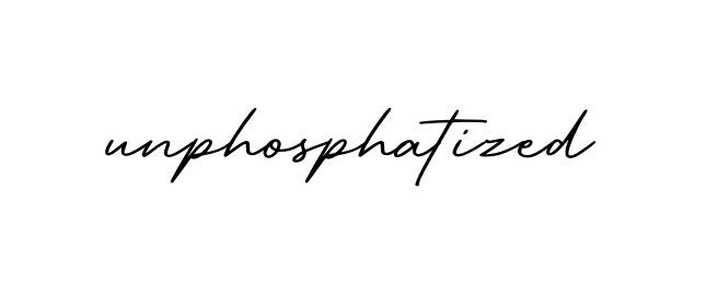 Unphosphatized signature