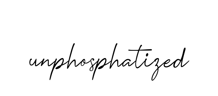 Unphosphatized signature