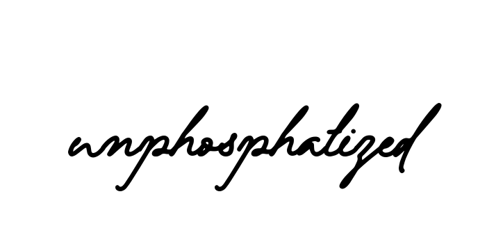 Unphosphatized signature