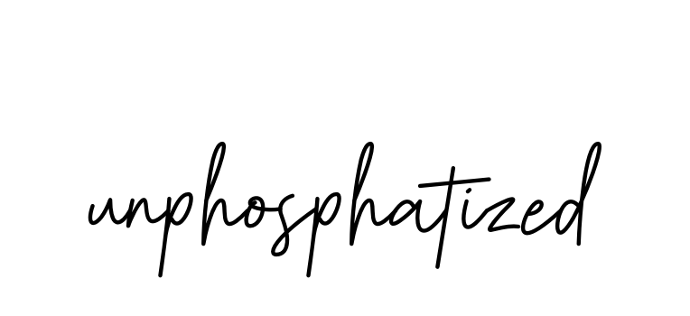 Unphosphatized signature
