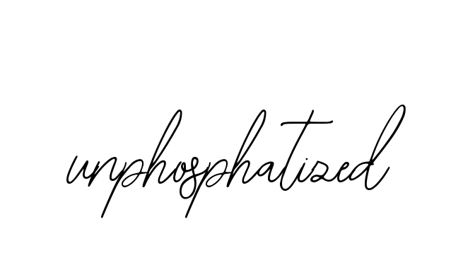 Unphosphatized signature