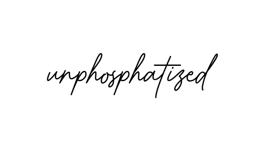Unphosphatized signature