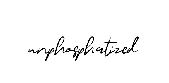 Unphosphatized signature