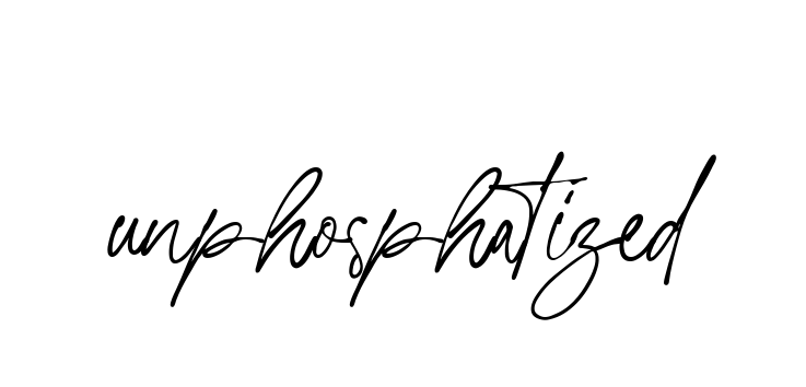 Unphosphatized signature