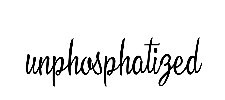 Unphosphatized signature