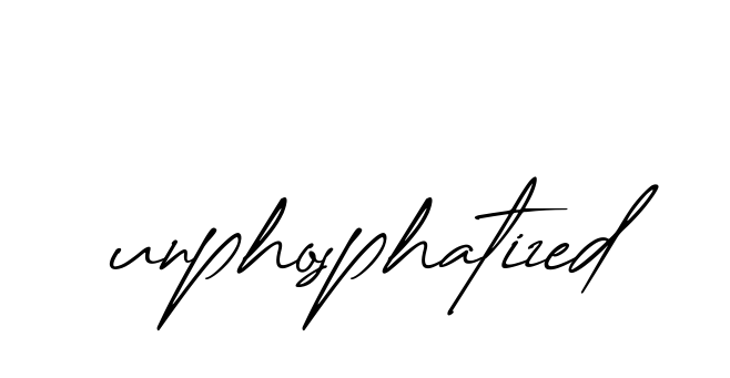Unphosphatized signature