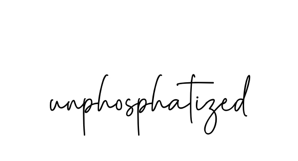 Unphosphatized signature