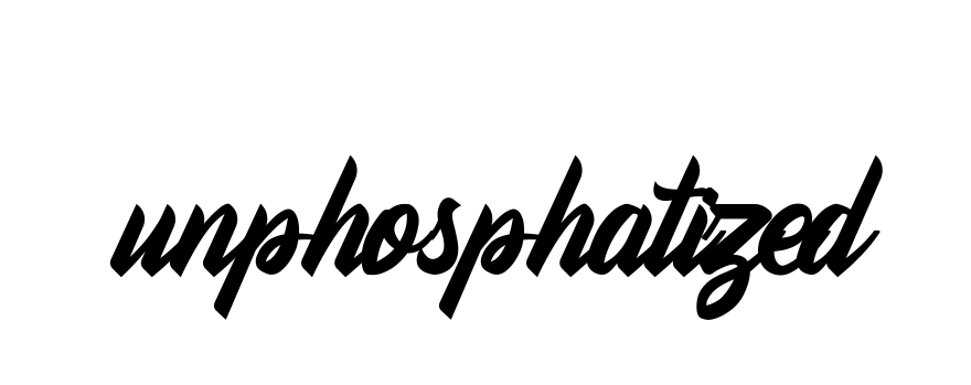 Unphosphatized signature