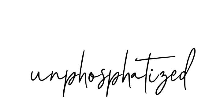 Unphosphatized signature