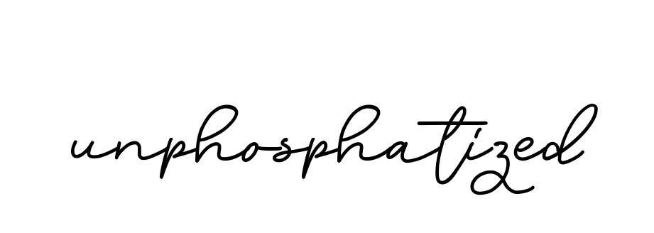 Unphosphatized signature