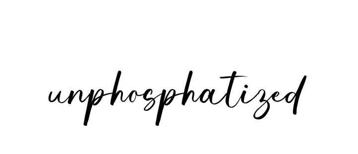Unphosphatized signature