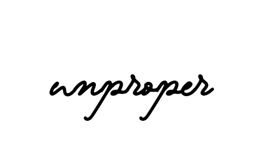 Handwritten Signature for Unproper - Style 137 Online