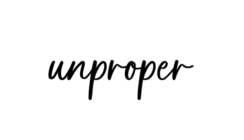 Handwritten Signature for Unproper - Style 142 Online