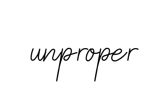 Handwritten Signature for Unproper - Style 145 Online