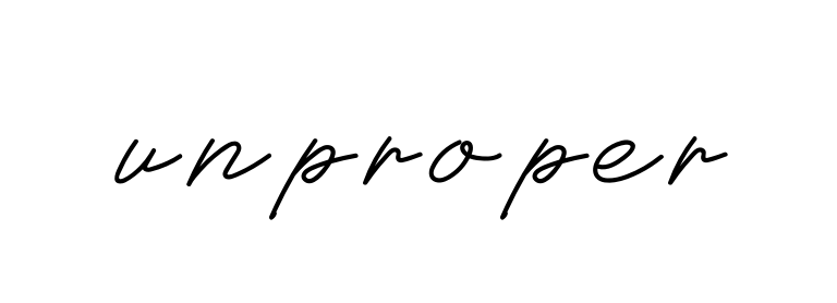 Handwritten Signature for Unproper - Style 152 Online