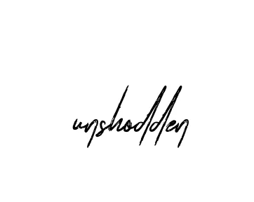 Unshodden signature