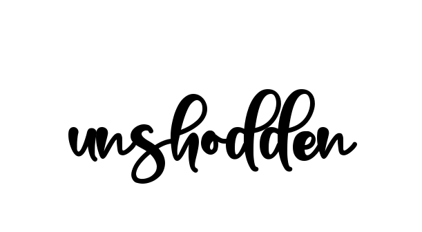 Unshodden signature
