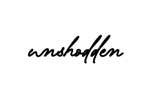 Unshodden signature
