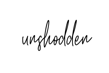 Unshodden signature