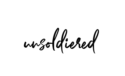 Handwritten Signature for Unsoldiered - Style 141 Online