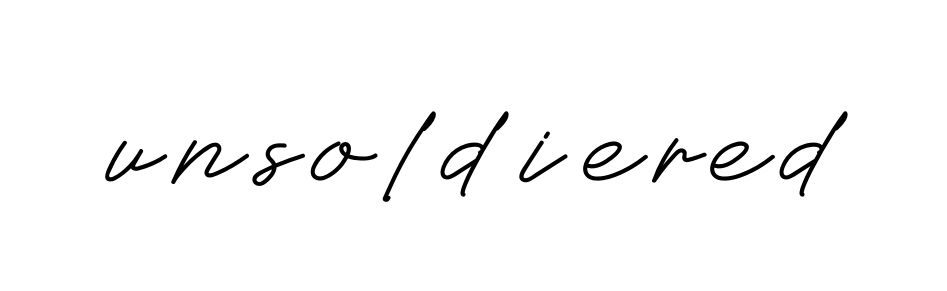 Handwritten Signature for Unsoldiered - Style 152 Online