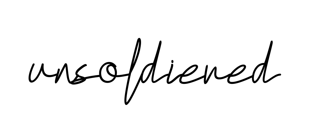 Handwritten Signature for Unsoldiered - Style 155 Online