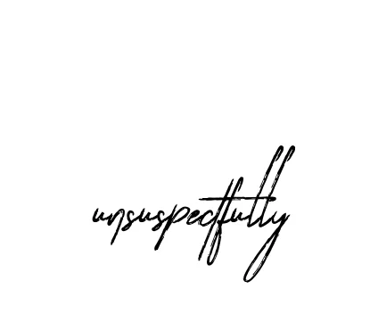 Handwritten Signature for Unsuspectfully - Style 133 Online