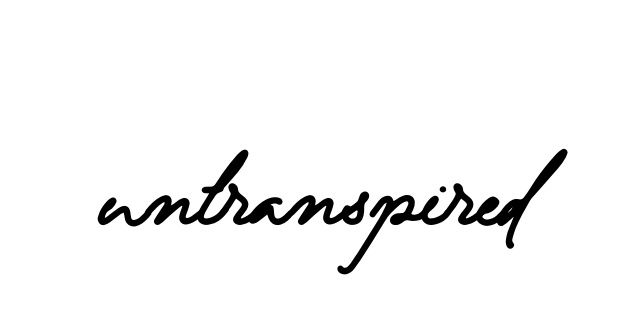 Untranspired signature