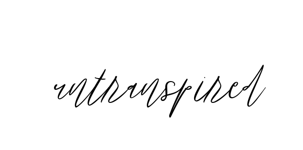 Untranspired signature