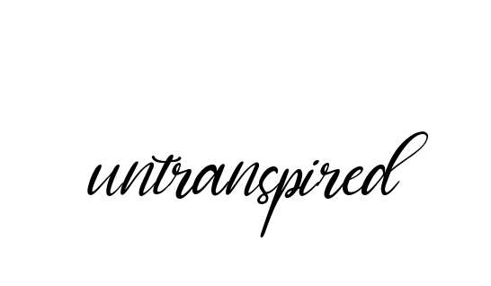 Untranspired signature