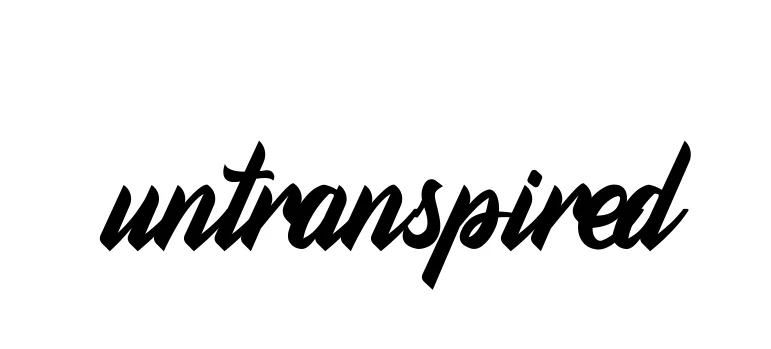 Untranspired signature