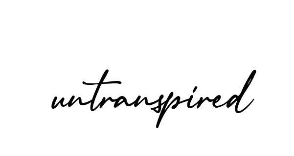 Untranspired signature