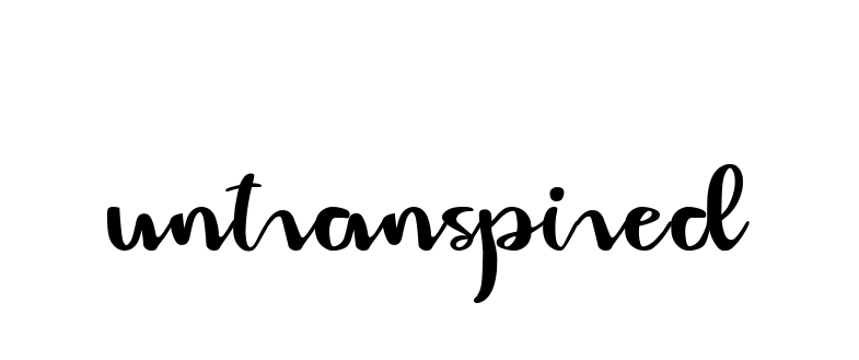 Untranspired signature