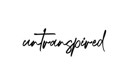 Untranspired signature