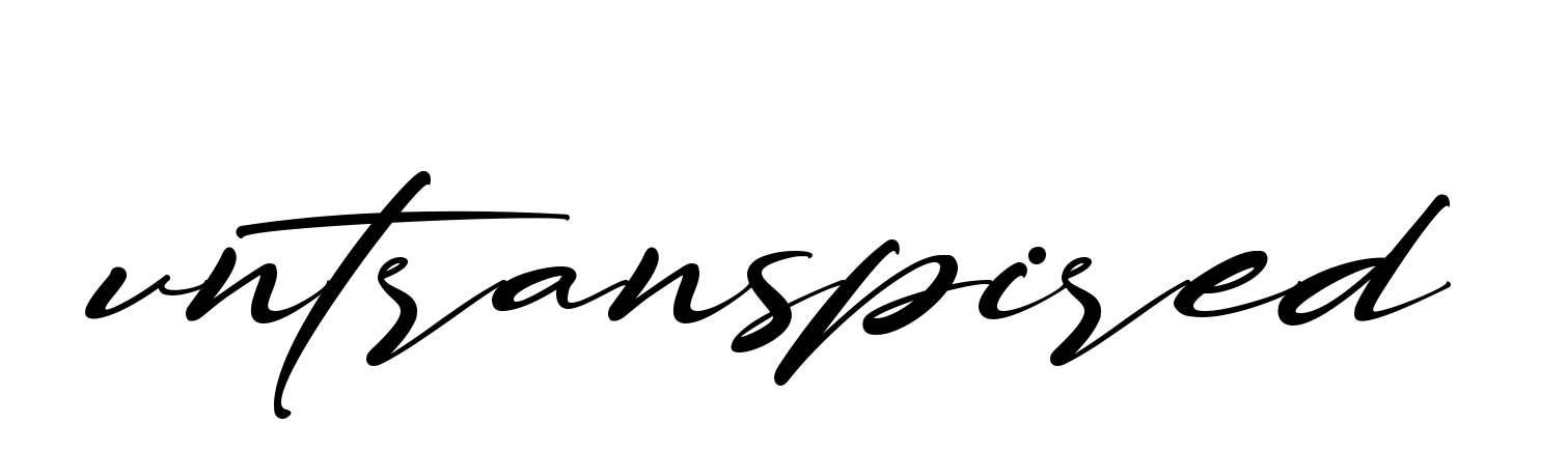 Untranspired signature