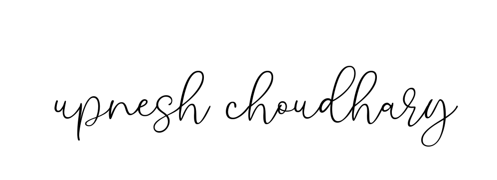 Upnesh Choudhary Signature Style TerselyRegular