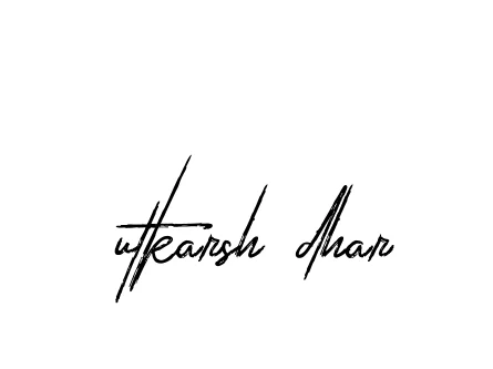 Handwritten Signature for Utkarsh-dhar - Style 133 Online
