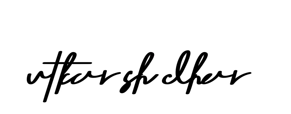 Handwritten Signature for Utkarsh-dhar - Style 135 Online