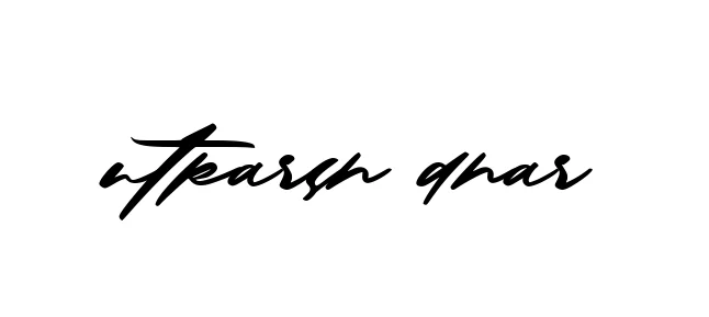 Handwritten Signature for Utkarsh-dhar - Style 140 Online