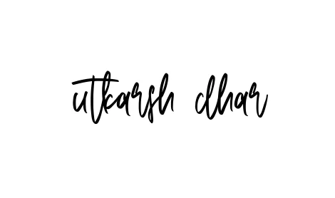 Handwritten Signature for Utkarsh-dhar - Style 143 Online