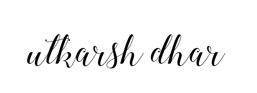 Handwritten Signature for Utkarsh-dhar - Style 144 Online